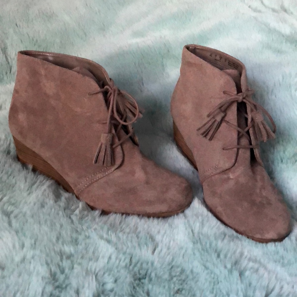 Wedge Desert Booties. Super comfy!!